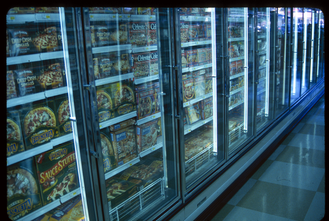 Grocery store freezers
