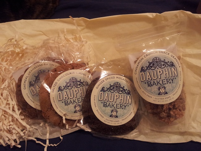 Cookies and granola from Dauphin Bakery.