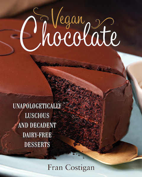 The cover of Fran Costigan's Vegan Chocolate Cookbook