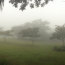 A foggy day in Ciudad Colon, Costa Rica.