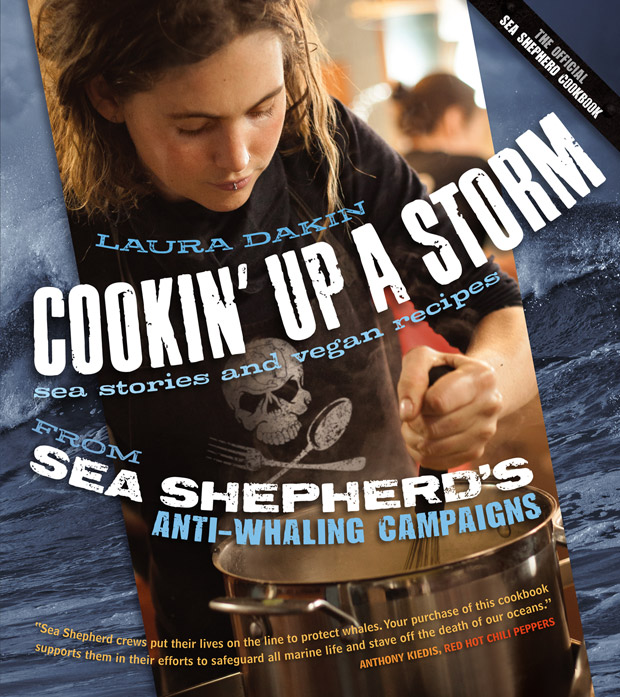 Cover of the official Sea Shepherd vegan cookbook