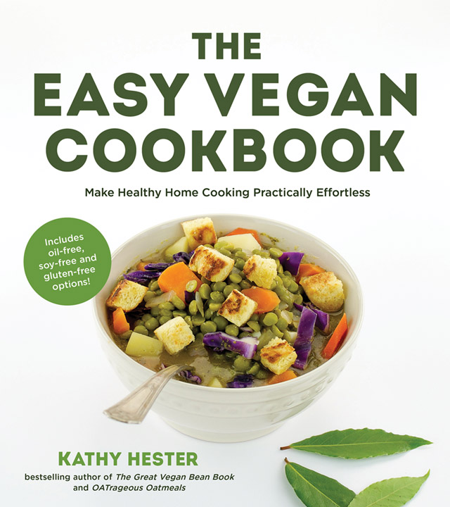 Cover for The Easy Vegan Cookbook by Kathy Hester