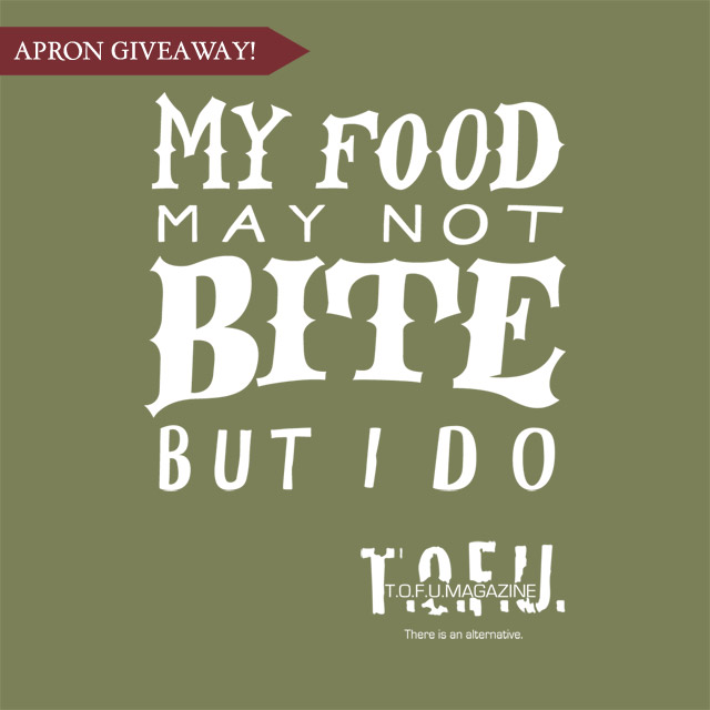 My Food May Not Bite But I Do Apron Giveaway