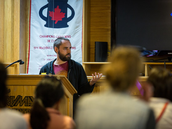 Ryan Patey at St. John's VegFest