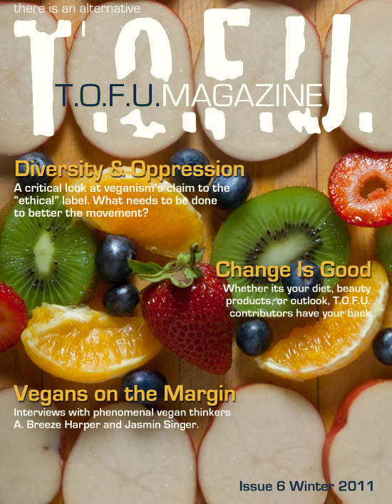 Cover for issue six of T.O.F.U. Magazine