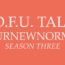 Image contains an orange background with white text that says "T.O.F.U. Talks #OurNewNormal Season Three".