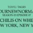Image contains centred black text on a light green background that says â€œT.O.F.U. Talks #OurNewNormal Season 03 Episode 07 With Chilis On Wheels of New York, New Yorkâ€.